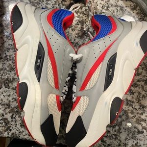 Dior B22 Blue/Red Sneakers